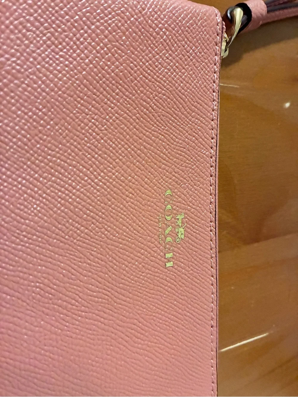 Coach small zip